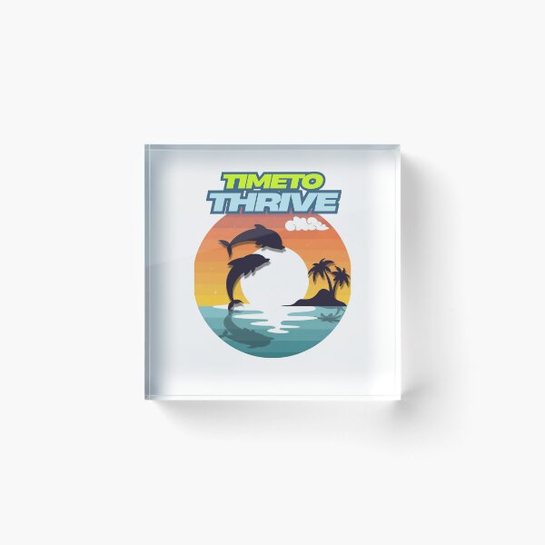Item preview, Time To Thrive Summer Logo designed and sold by logowannawear.