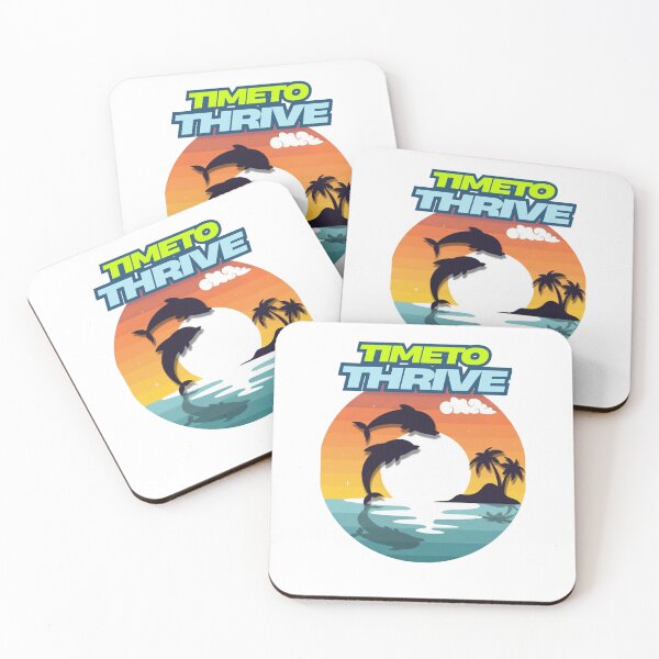 Item preview, Time To Thrive Summer Logo designed and sold by logowannawear.