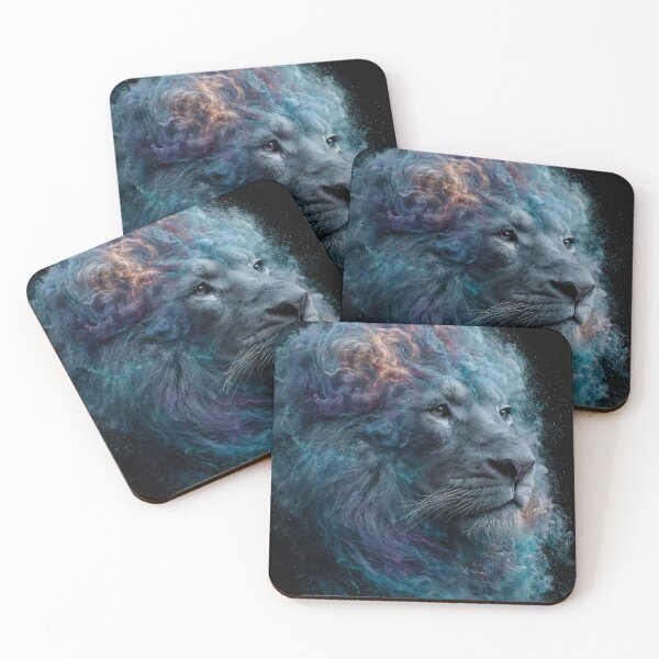 Item preview, Cosmic Lion Spirit Galaxy Art designed and sold by Visual Foundry.