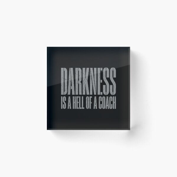 Item preview, Darkness Is a Hell of a Coach Motivational Shirt designed and sold by SofenArt.