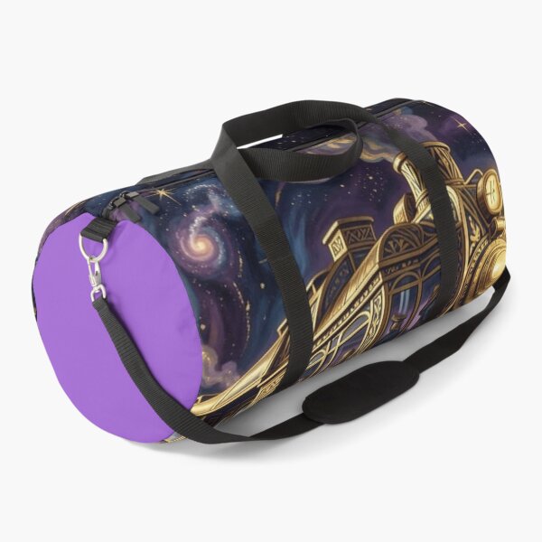 Item preview, Abyss Express – A surreal gold Art Deco train between cosmos, ornament and futuristic elegance designed and sold by FotoworldEdel.