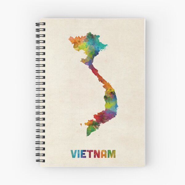 Item preview, Vietnam Watercolor Map designed and sold by ArtPrints.