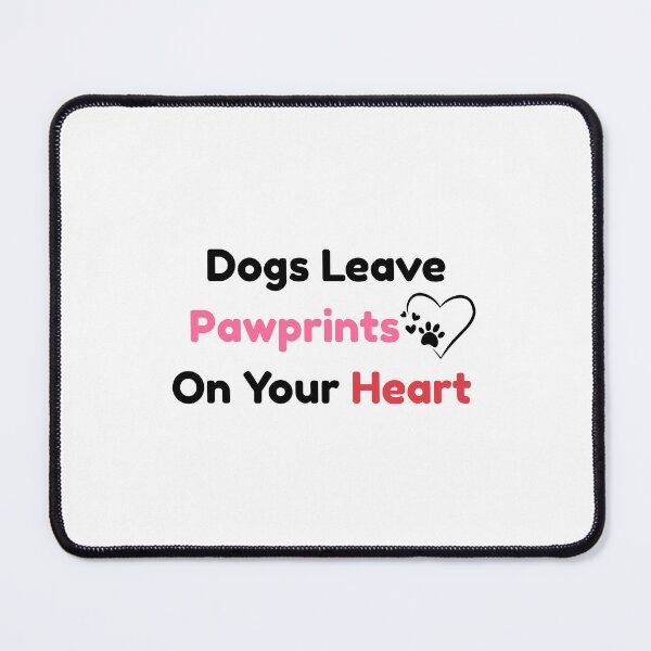 Item preview, Dogs Leave Pawprints On Your Heart Shirt - Dog Lover Gift - Dog Mom Tee - Pet Loss Gift - Dog Memorial T-Shirt designed and sold by omar mohammed.