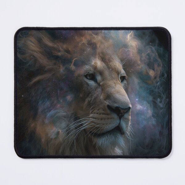 Item preview, Cosmic Lion Portrait Starry Mane designed and sold by Visual Foundry.