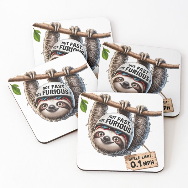 Item preview, Not Fast Not Furious Sloth Helmet Humor designed and sold by OlizaPrint.