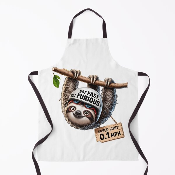 Item preview, Not Fast Not Furious Sloth Helmet Humor designed and sold by OlizaPrint.