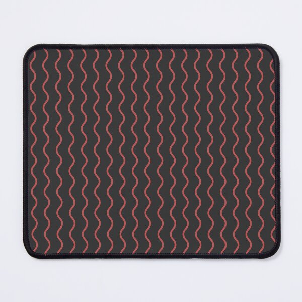 Item preview, Charcoal And Red Waves Pattern designed and sold by pattern-archive.