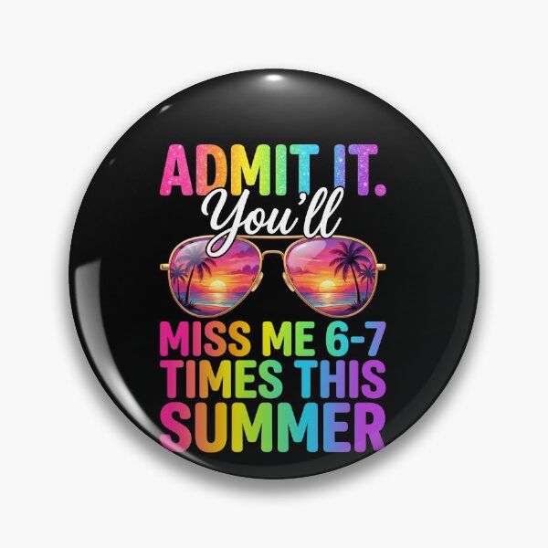 Item preview, Admit It Youll Miss Me Summer Teacher Sunglasses designed and sold by SofenArt.