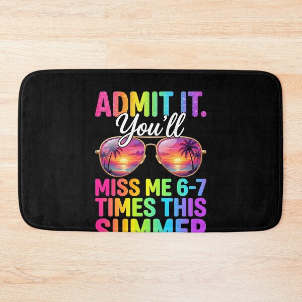Item preview, Admit It Youll Miss Me Summer Teacher Sunglasses designed and sold by SofenArt.