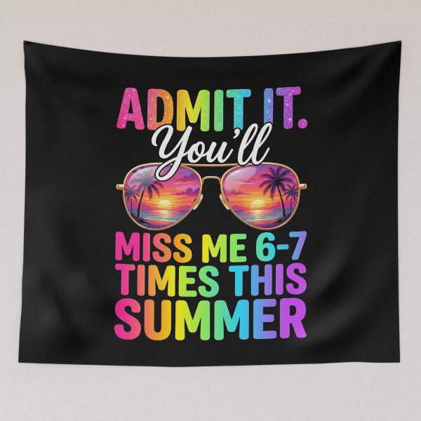 Item preview, Admit It Youll Miss Me Summer Teacher Sunglasses designed and sold by SofenArt.