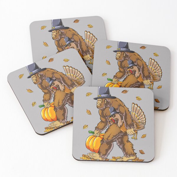 Item preview, Bigfoot Pilgrim Turkey Pumpkin Thanksgiving Day Boys Men designed and sold by GreggRoss.