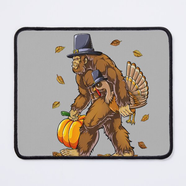 Item preview, Bigfoot Pilgrim Turkey Pumpkin Thanksgiving Day Boys Men designed and sold by GreggRoss.