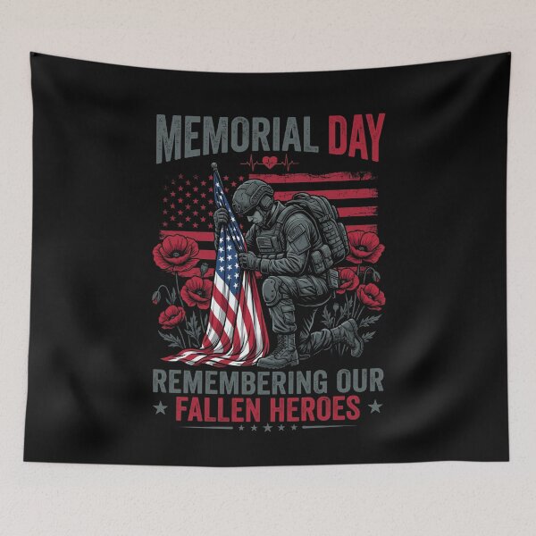 Item preview, Memorial Day Remembering Our Fallen Heroes Soldier designed and sold by SofenArt.