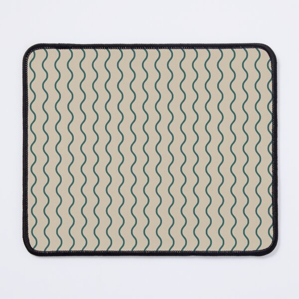 Item preview, Beige And Teal Waves Pattern designed and sold by pattern-archive.