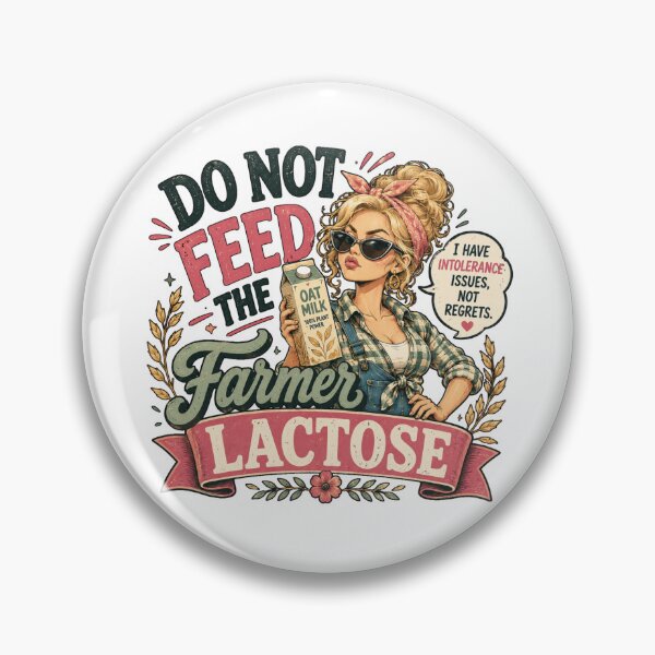 Item preview, Do Not Feed The Farmer Lactose – Vintage Cowgirl Lactose Intolerant Gift – Dairy Free Country Girl designed and sold by GibasVisuals.
