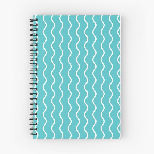 Item preview, Aqua And White Waves Pattern designed and sold by pattern-archive.