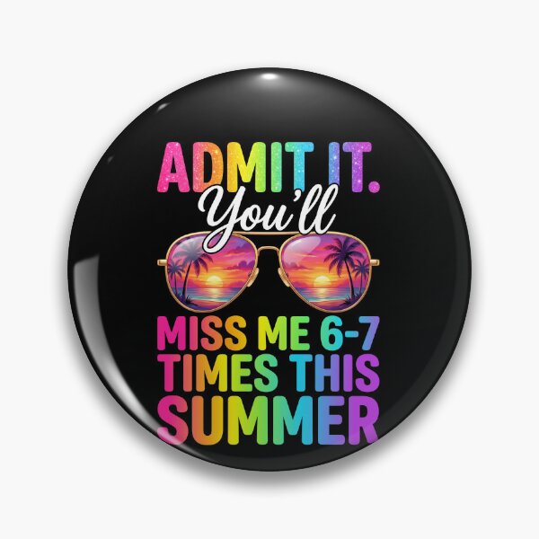 Item preview, Admit It Youll Miss Me 6-7 Times Summer Teacher Shirt designed and sold by SofenArt.