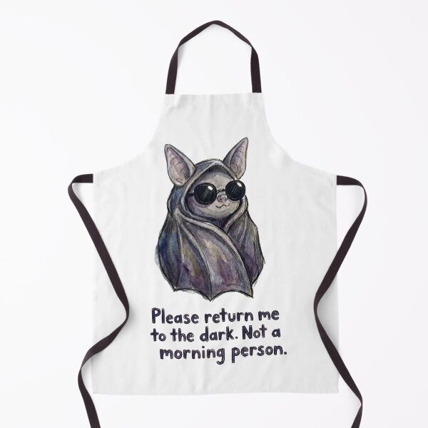 Item preview, Please Return Me To The Dark Not A Morning Person Funny Bat Cute Goth designed and sold by Rahaf-shop9.