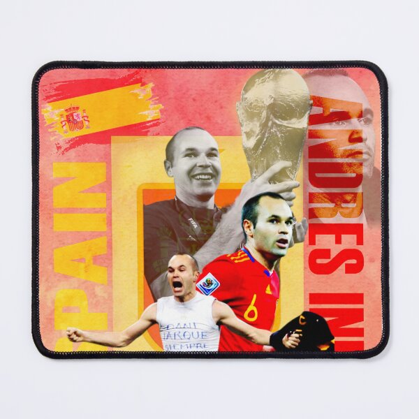 Item preview, Andres Iniesta Spanish National Team Print designed and sold by Af-RT10.
