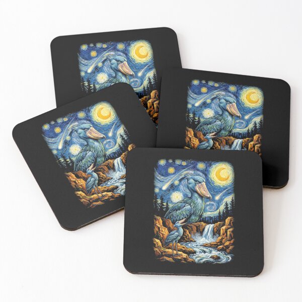 Item preview, Blue Heron Starry Night Van Gogh Style Art Shirt designed and sold by SofenArt.