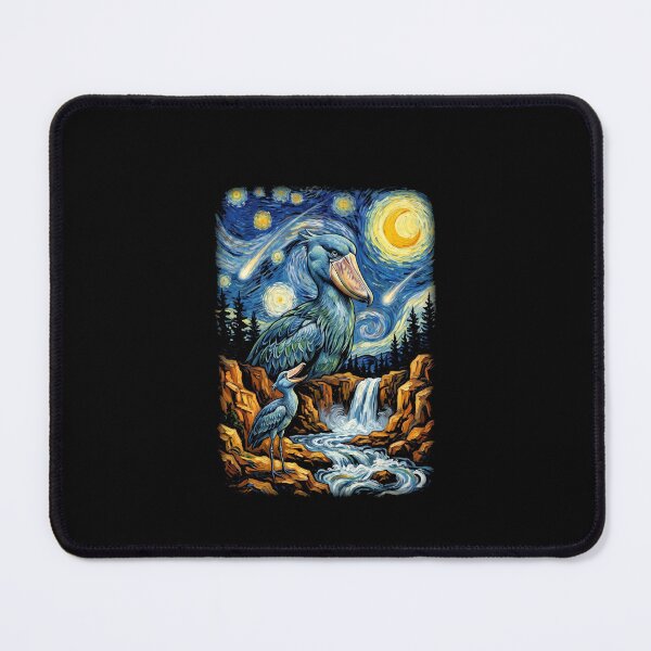 Item preview, Blue Heron Starry Night Van Gogh Style Art Shirt designed and sold by SofenArt.