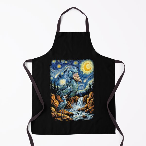 Item preview, Blue Heron Starry Night Van Gogh Style Art Shirt designed and sold by SofenArt.