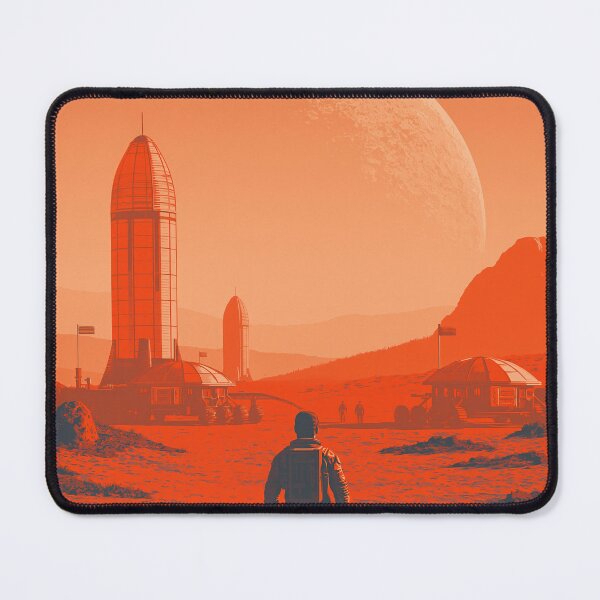 Item preview, Mars Colony Settlement Science Fiction designed and sold by Visual Foundry.