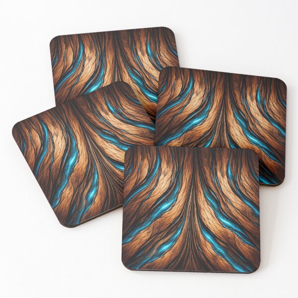 Item preview, Flowing Turquoise Wood designed and sold by Bellassi.