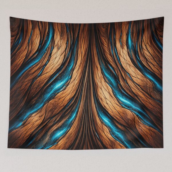 Item preview, Flowing Turquoise Wood designed and sold by Bellassi.