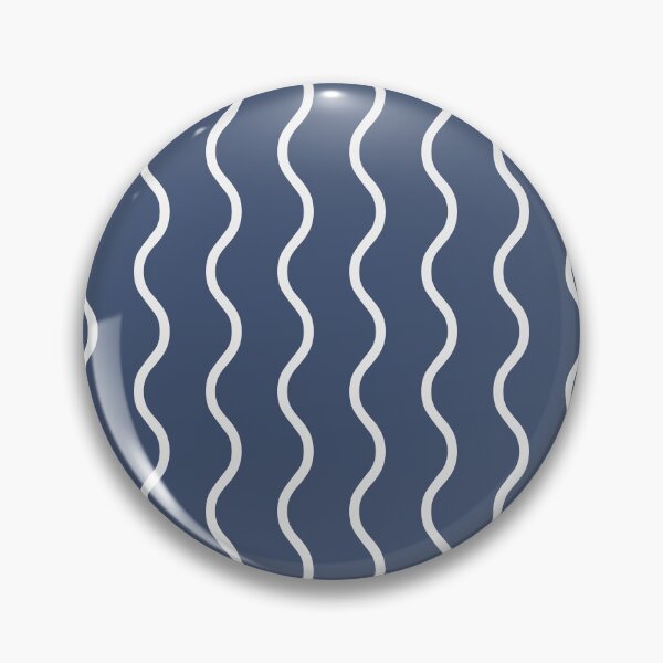 Item preview, Blue And White Waves Pattern designed and sold by pattern-archive.
