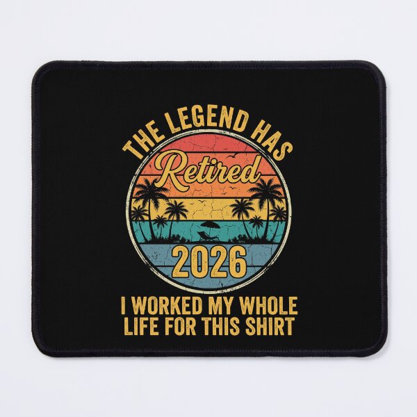 Item preview, The Legend Has Retired 2026 Vintage Beach Sunset designed and sold by SofenArt.