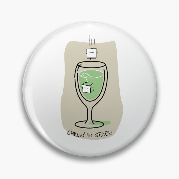 Item preview, Chillin' in Green - Cute Kawaii Sugar Cube designed and sold by JOCSTOCK.