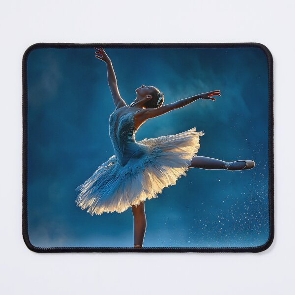 Item preview, Elegant Ballerina Dancing on a Reflective Surface designed and sold by Artessie.