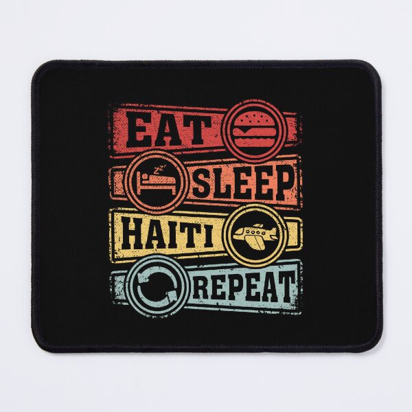 Item preview, Eat Sleep Haiti Repeat designed and sold by GabbyKash.