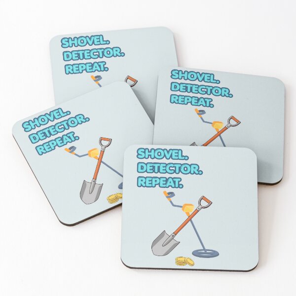 Item preview, Shovel. Detector. Repeat. Funny Tee For Metal Detectorists designed and sold by WearFine.