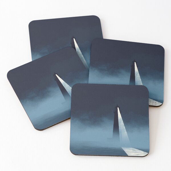 Item preview, Lighthouse Beam Through Misty Night designed and sold by Visual Foundry.