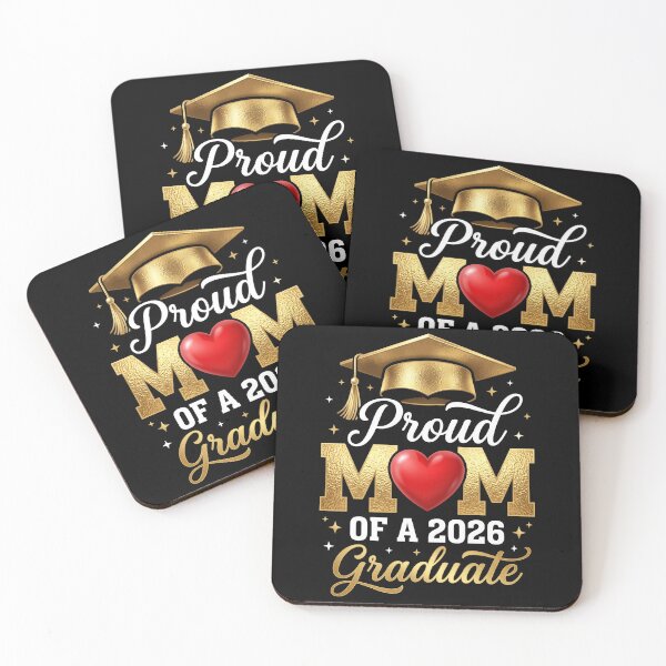 Item preview, Proud Mom of 2026 Graduate Gold Foil Shirt designed and sold by SofenArt.