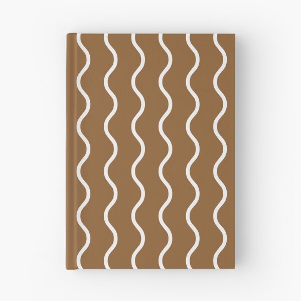 Item preview, Bronze And White Waves Pattern designed and sold by pattern-archive.