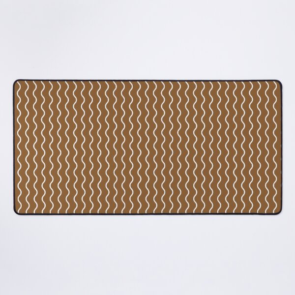 Item preview, Bronze And White Waves Pattern designed and sold by pattern-archive.