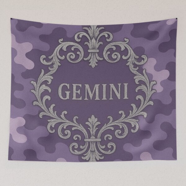 Item preview, Gemini & Camo - Lilac & Purple designed and sold by DesignsByPrnces.