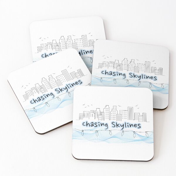 Item preview, Chasing Skylines – Aesthetic Urban Streetwear City Lights Design designed and sold by Drishya-Designs.