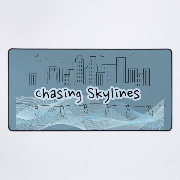 Item preview, Chasing Skylines – Aesthetic Urban Streetwear City Lights Design designed and sold by Drishya-Designs.