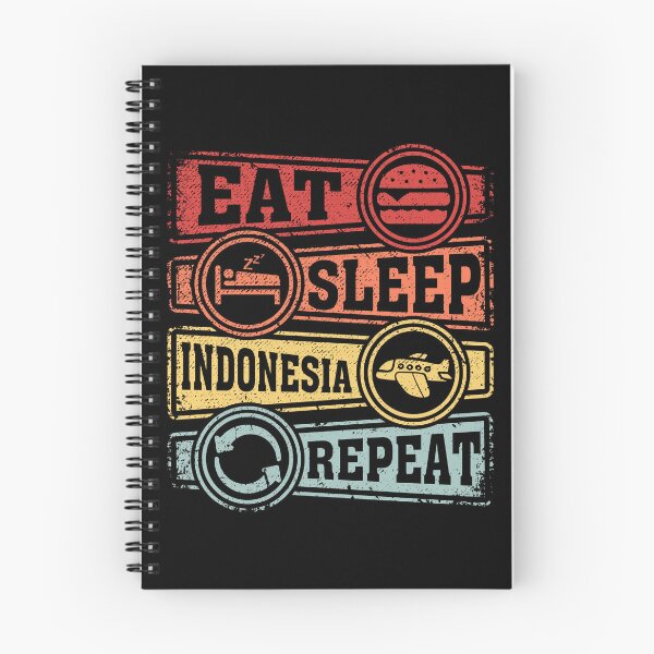 Item preview, Eat Sleep Indonesia Repeat designed and sold by GabbyKash.
