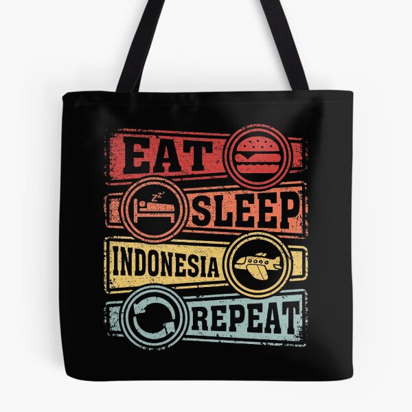 Item preview, Eat Sleep Indonesia Repeat designed and sold by GabbyKash.