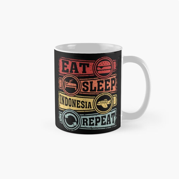 Item preview, Eat Sleep Indonesia Repeat designed and sold by GabbyKash.