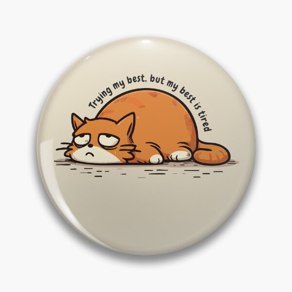 Item preview, Trying My Best But My Best Is Tired – Relatable Burnout Quote designed and sold by Scaryzz.