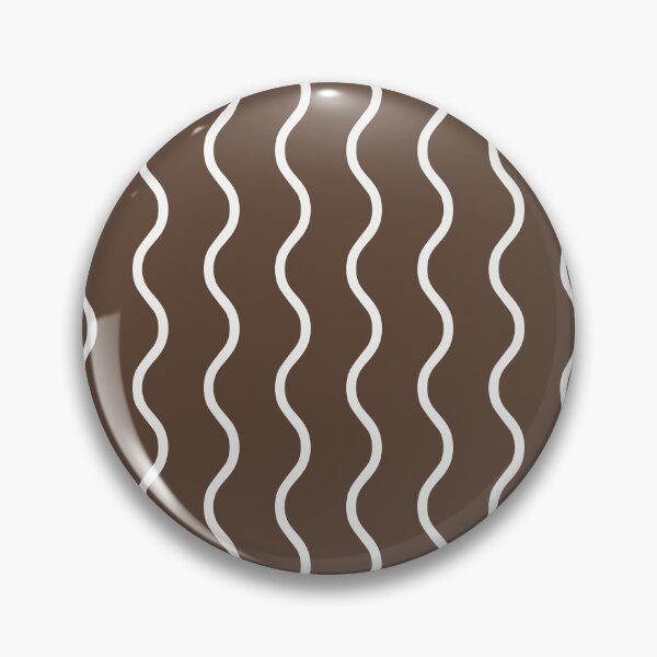 Item preview, Brown And White Waves Pattern designed and sold by pattern-archive.