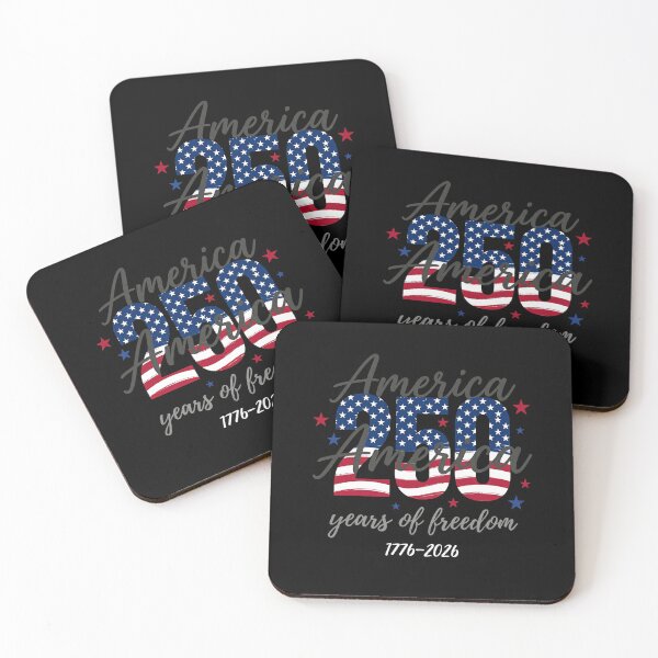 Item preview, America 250 Years of Freedom Bold Script Flag Shirt designed and sold by SofenArt.