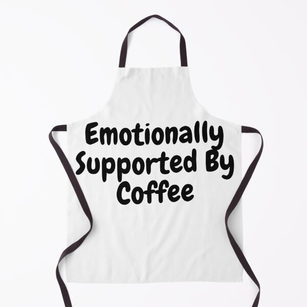 Item preview, Emotionally Supported By Coffee | Funny Dad Coffee Shirt designed and sold by Whysoserious42.