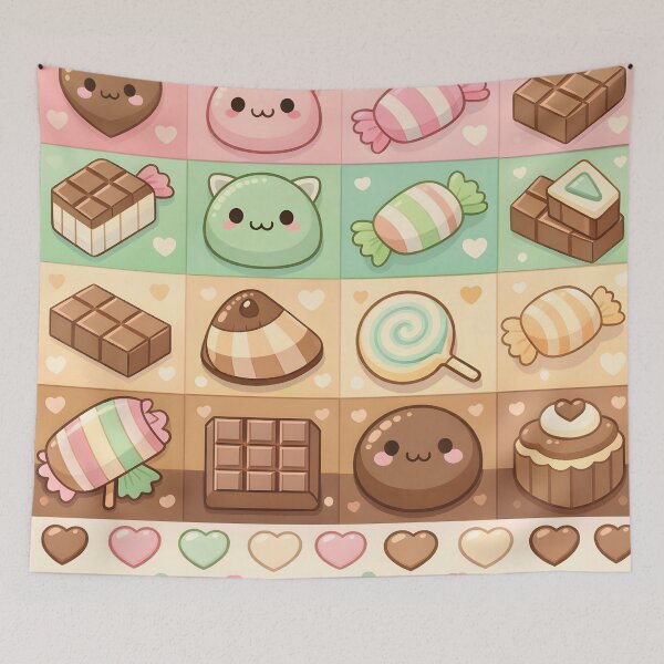 Item preview, pattern of candy designed and sold by Saucebyte.